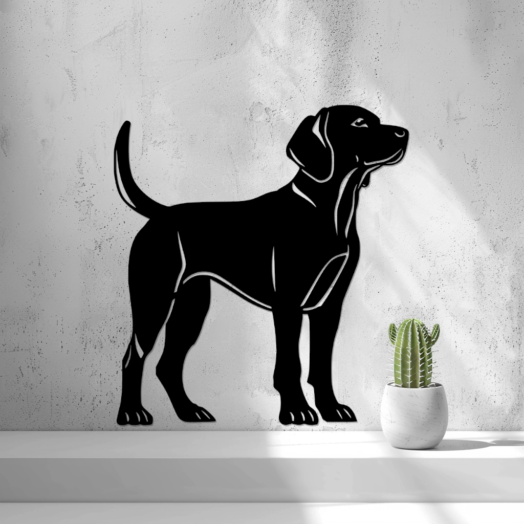 Labrador Silhouette Wall Art