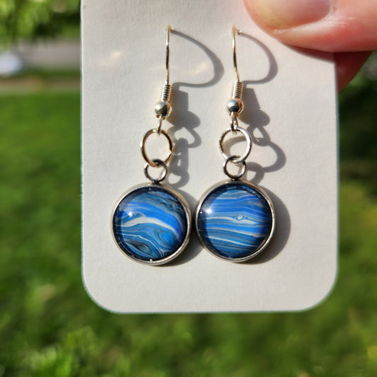 "Cosmic Frost" Earrings