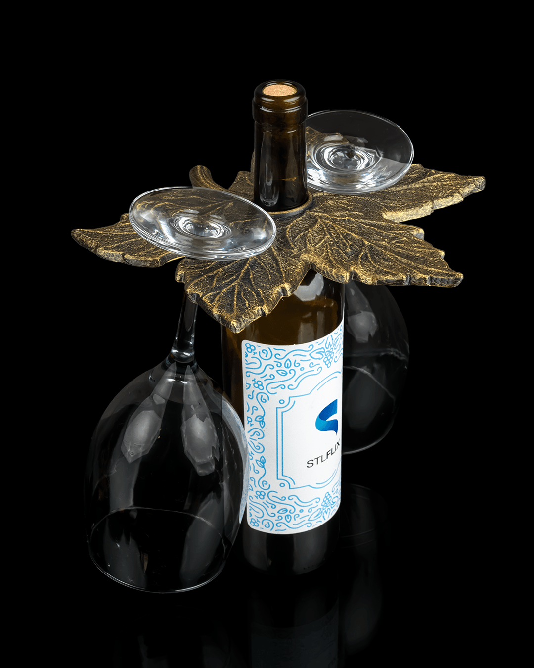 Grape Leaf Wine Bottle Topper