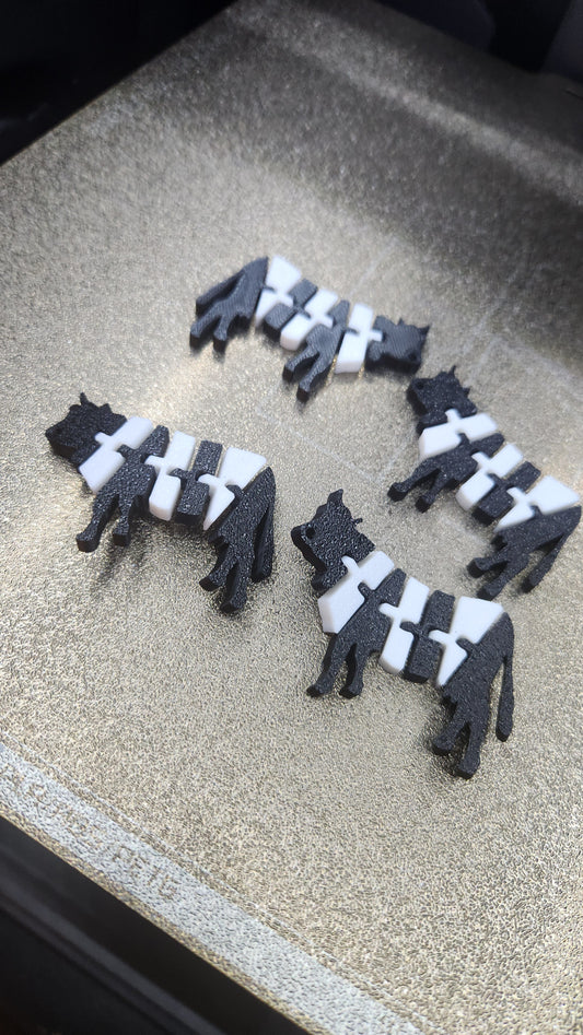 Flexie Cow Keychain